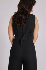 Orten Waistcoat Set Black