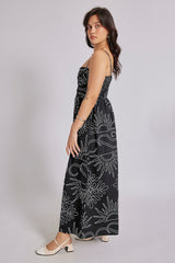 Soleil Maxi Dress Sunburst Print